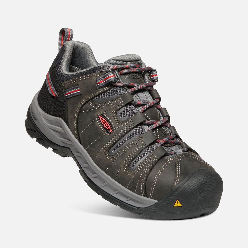Keen Arbetsskor Dam Mörk Grå - Flint Ii (Steel Toe) - 950214ZUW
